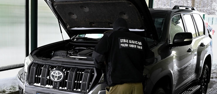 Toyota skradziona w Niemczech, odzyskana w Bezledach