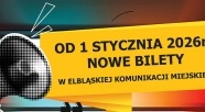 Od 1 stycznia 2026r. nowe bilety w komunikacji miejskiej