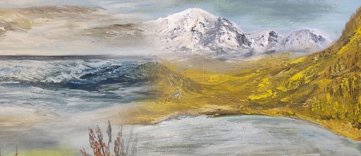 "Z tęsknoty za latem – pejzaże olejne na płótnie"