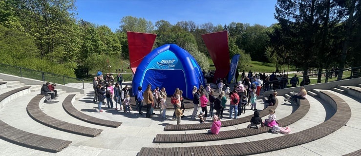 Spacer z mapą po Parku Dolinka