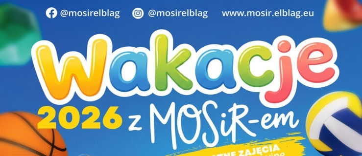 Wakacje z MOSiR-em 2026. Harmonogram letnich atrakcji