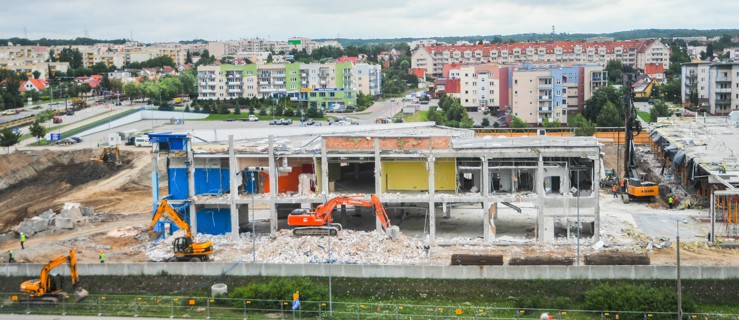 Trwa rozbiórka CH Ogrody. W tym miejscu powstanie nowe centrum handlowe