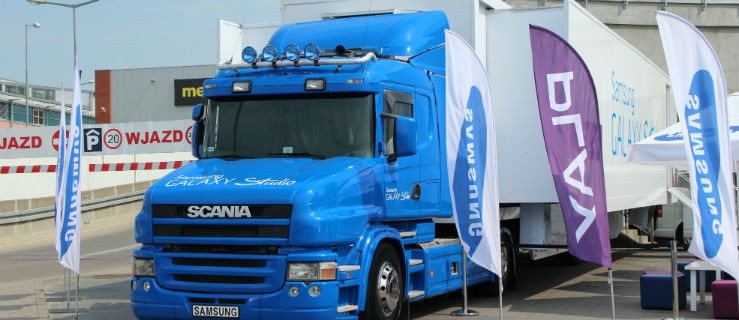 Truck Samsunga najeżony technologiami, czyli wakacyjne mobilne GALAXY Studio