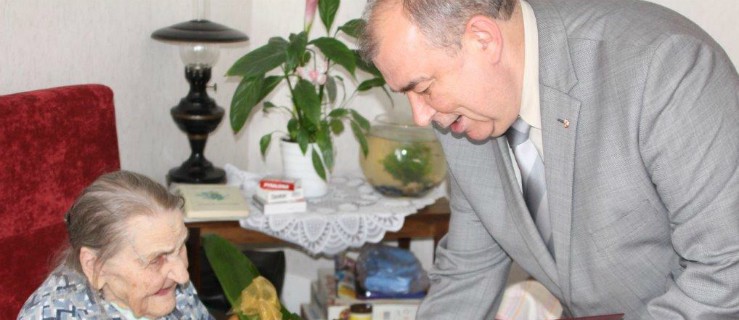 Prezydent odwiedził ponad 100-letnią jubilatkę