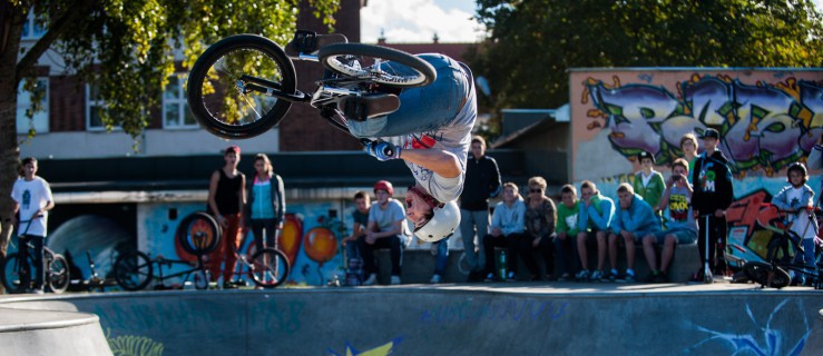 Tylko u nas: Najlepsze manewry z I Zawodów Rowerowych BMX. Film