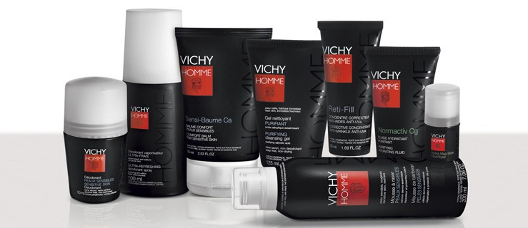Kosmetyki Vichy dla mężczyzn.