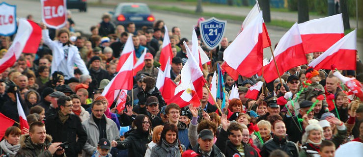 Elblążanie także świętują. 95 rocznica odzyskania niepodległości