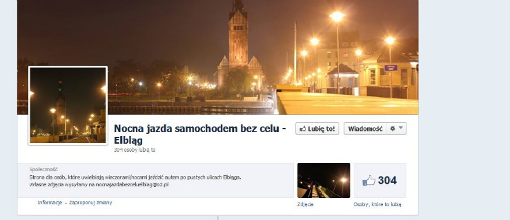 Zdjęcia i nocna jazda po Elblągu. Nadchodzi nowa moda?