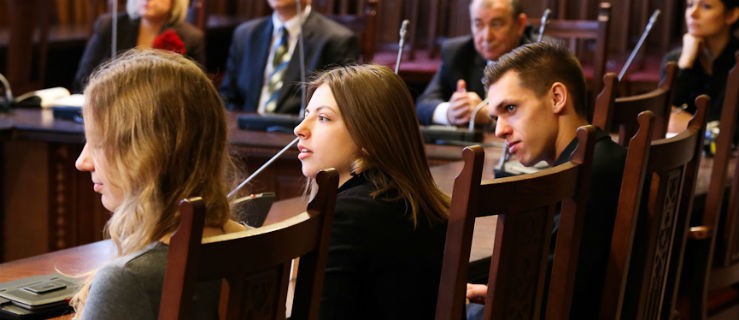 Spotkanie prezydenta z Młodzieżową Radą Miasta