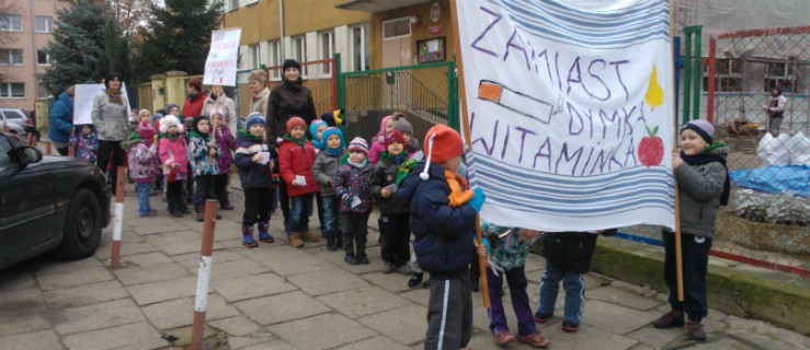Przedszkolaki z piętnastki przeciwko paleniu