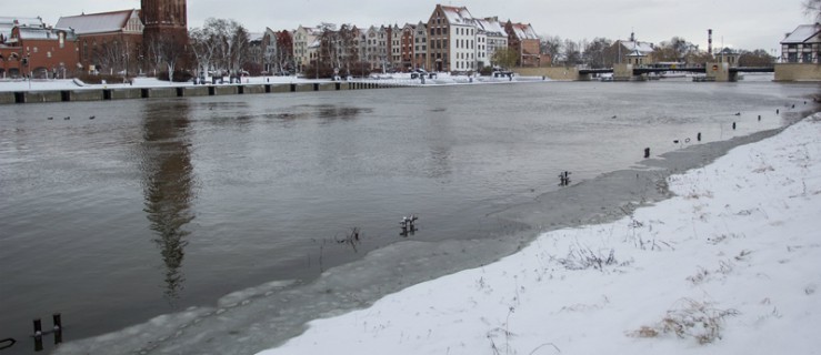 Poziom rzeki Elbląg przekroczył stan ostrzegawczy