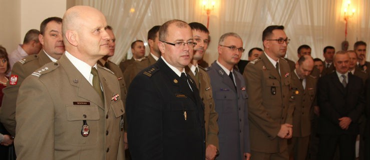 Opłatkowe spotkanie Dowództwa 16 PDZ.