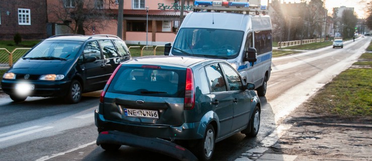 Potrącenie pieszego na przejściu przy ul. Królewieckiej