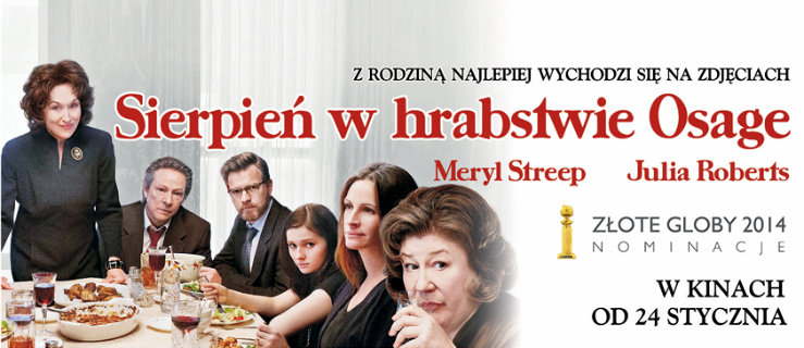 Sierpień w Hrabstwie Osage w kinie Światowid. Wygraj bilet!