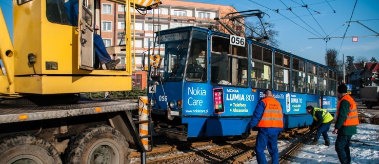 Wykoleił się tramwaj linii nr 2.  Zobacz nasze zdjęcia!