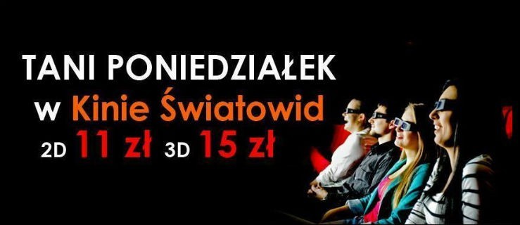 Poniedziałki z kinem Światowid. Atrakcyjne ceny