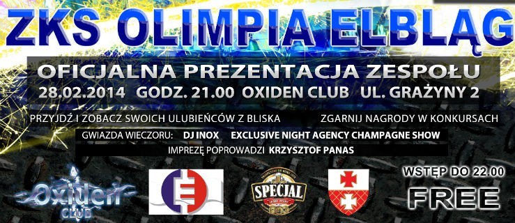 Prezentacja Olimpii w klubie Oxiden