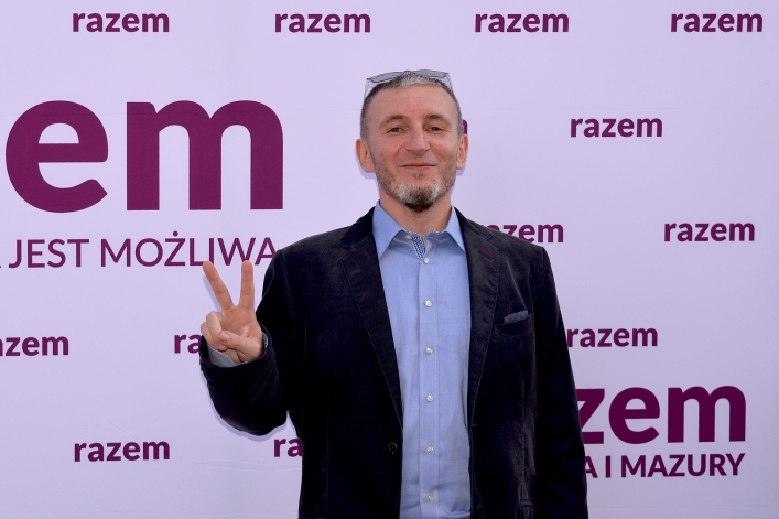 Adrian Zandberg w Elblągu: ”Chcemy naprawdę bezpłatnej edukacji”