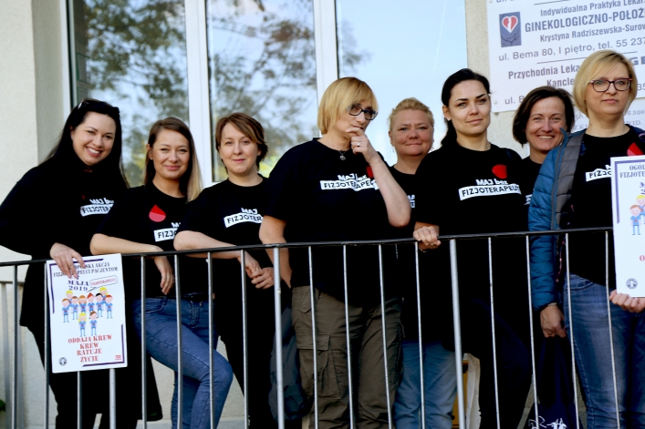 Akcją oddawania krwi rozpoczęli ogólnopolski protest. 