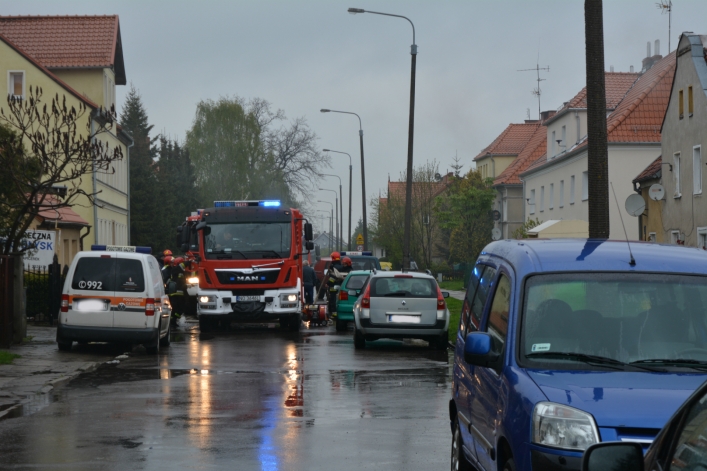 Akcja strażaków na Grochowskiej