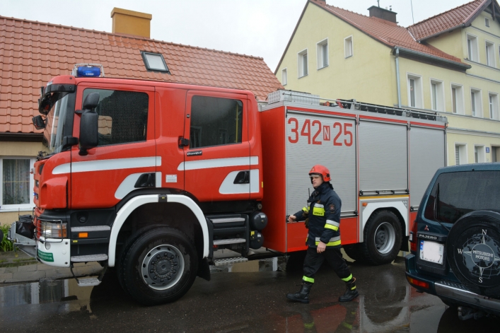 Akcja strażaków na Grochowskiej