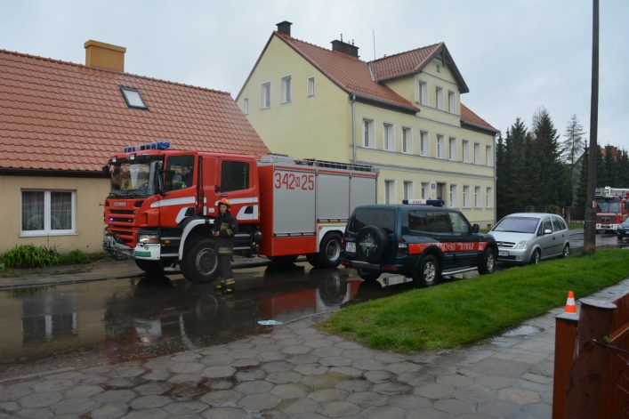 Akcja strażaków na Grochowskiej