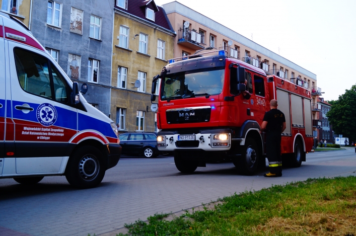 Alarm czujki tlenku węgla na Żeromskiego. W domu było 9-cio dniowe dziecko!