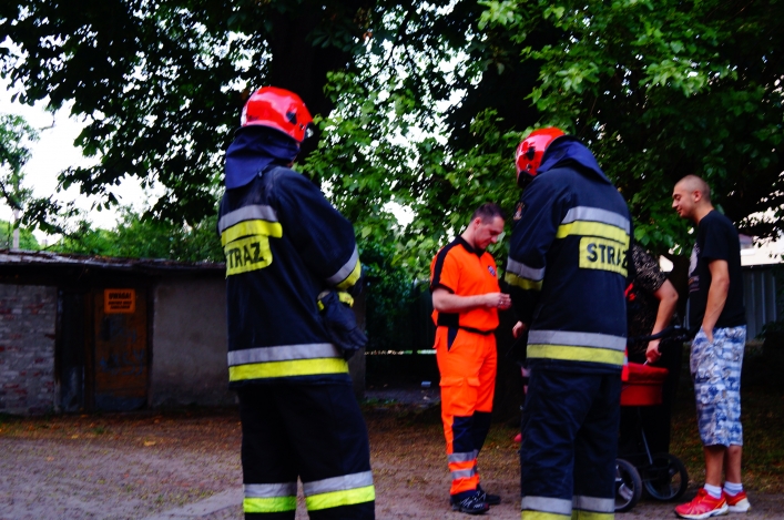 Alarm czujki tlenku węgla na Żeromskiego. W domu było 9-cio dniowe dziecko!
