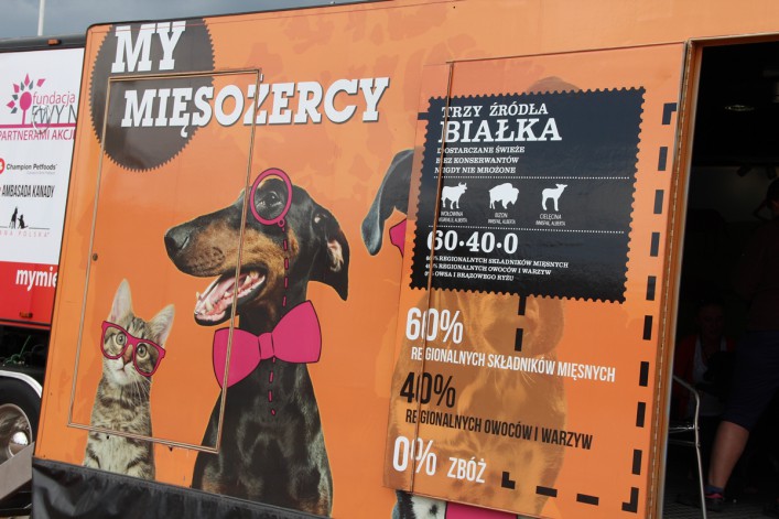 Amerykański truck zatrzymał się w Elblągu. 