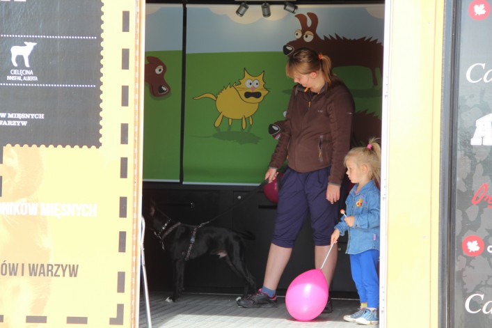 Amerykański truck zatrzymał się w Elblągu. 