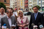 Andrzej Duda (PIS): Przyjeżdża Donald Tusk i boi się wyjść do ludzi