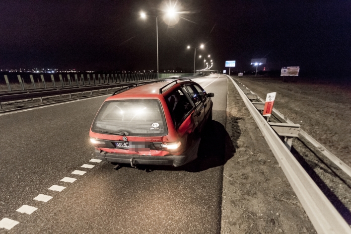 Audi uderzył w tył Passata