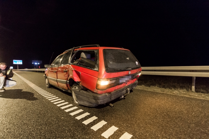 Audi uderzył w tył Passata