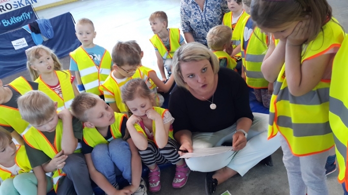 AUTORIADA dla przedszkolaków z udziałem elbląskich mundurowych 