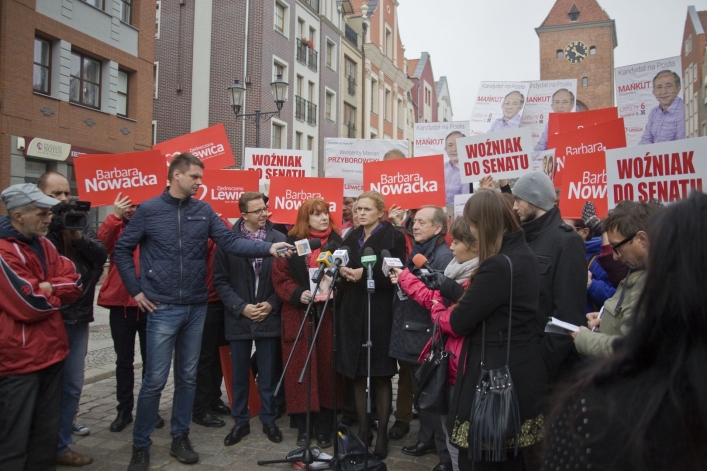 Barbara Nowacka w Elblągu: 