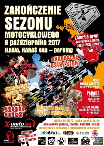 Bogate w atrakcje iławskie pożegnanie sezonu motocyklowego