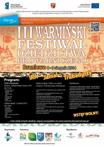 Braniewo: III Warmiński Festiwal Dziedzictwa Browarniczego