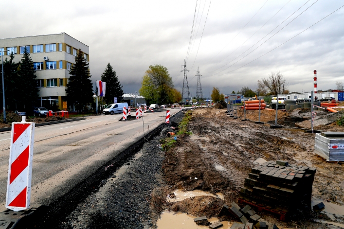 Budowa Castoramy w Elblągu (23 października 2018 r.)