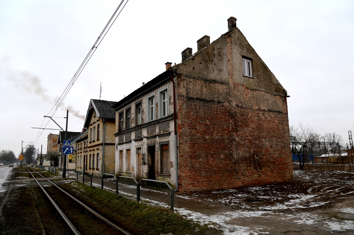 Budynki przeznaczone do rozbiórki przy Alei Grunwaldzkiej