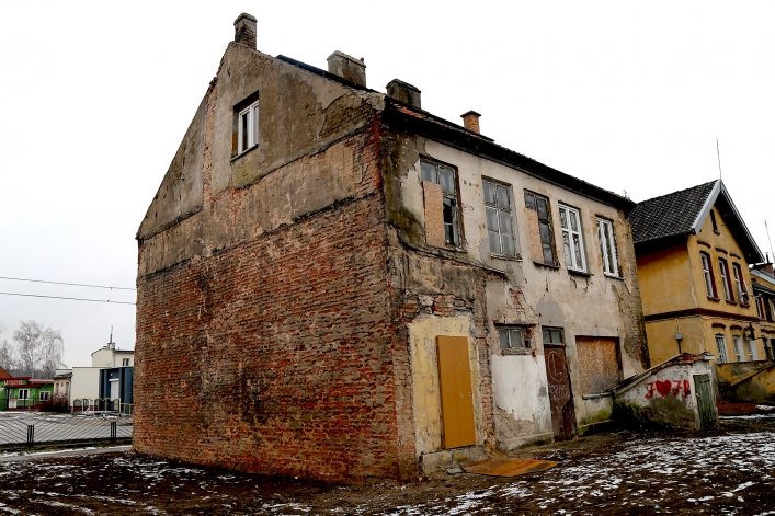 Budynki przeznaczone do rozbiórki przy Alei Grunwaldzkiej