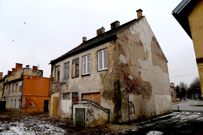 Budynki przeznaczone do rozbiórki przy Alei Grunwaldzkiej