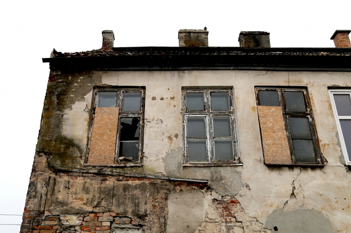 Budynki przeznaczone do rozbiórki przy Alei Grunwaldzkiej