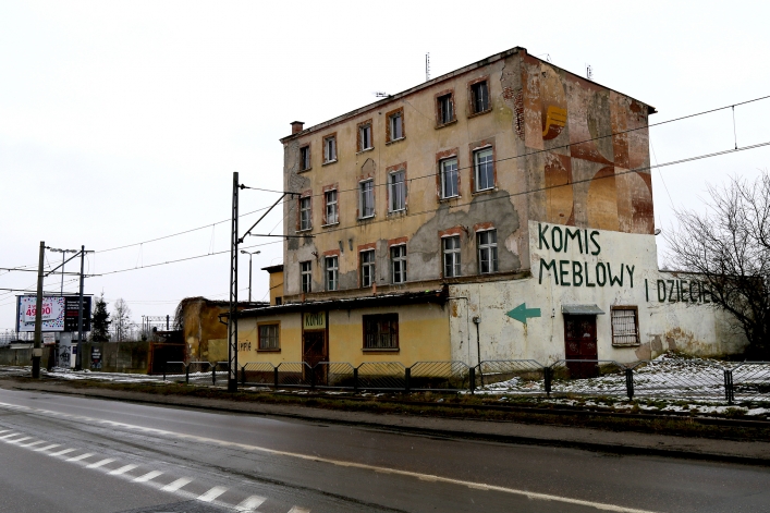 Budynki przeznaczone do rozbiórki przy Alei Grunwaldzkiej