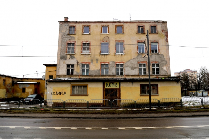 Budynki przeznaczone do rozbiórki przy Alei Grunwaldzkiej
