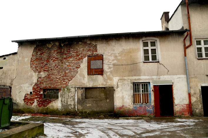 Budynki przeznaczone do rozbiórki przy Alei Grunwaldzkiej