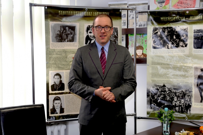 Dr Daniel Czerwiński z Oddzialu IPN w Gdańsku