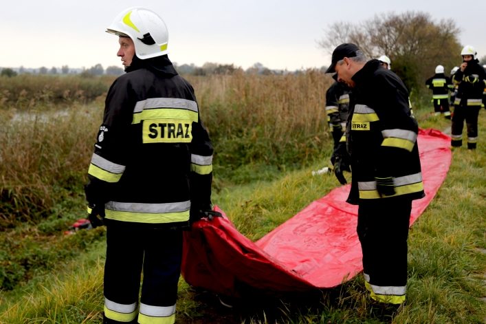 Cofka może przyjść w każdej chwili. Strażacy walczyli z zagrożeniem