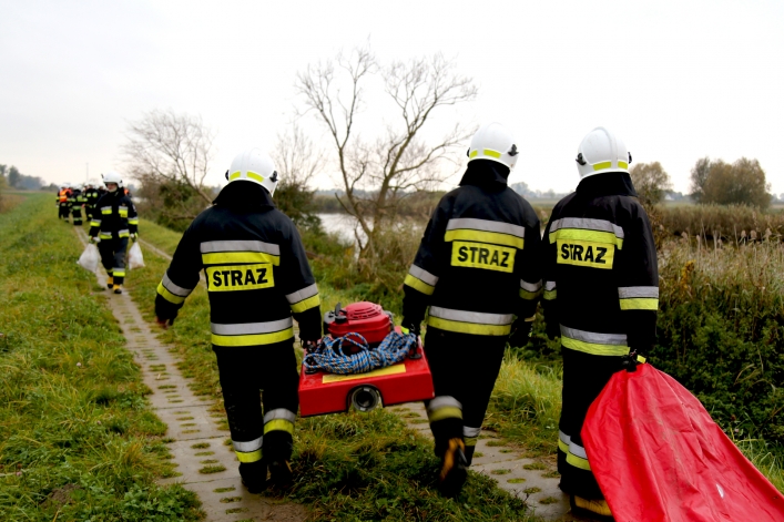 Cofka może przyjść w każdej chwili. Strażacy walczyli z zagrożeniem
