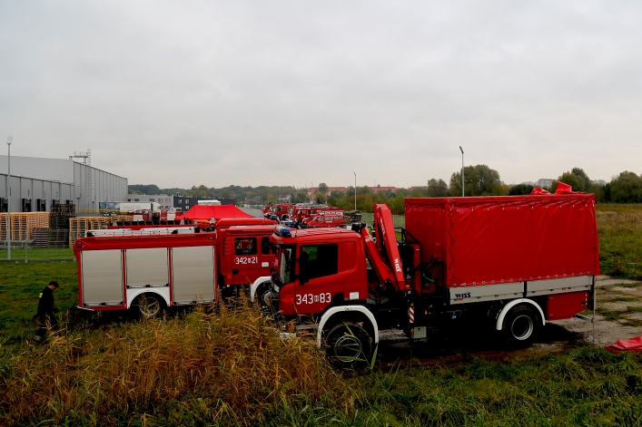 Cofka może przyjść w każdej chwili. Strażacy walczyli z zagrożeniem