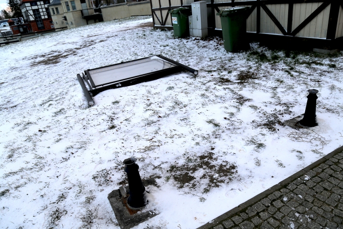 Cofka na rzece Elbląg. 3 stycznia: stan na godz. 9.00